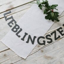 Girlande Lieblingszeit