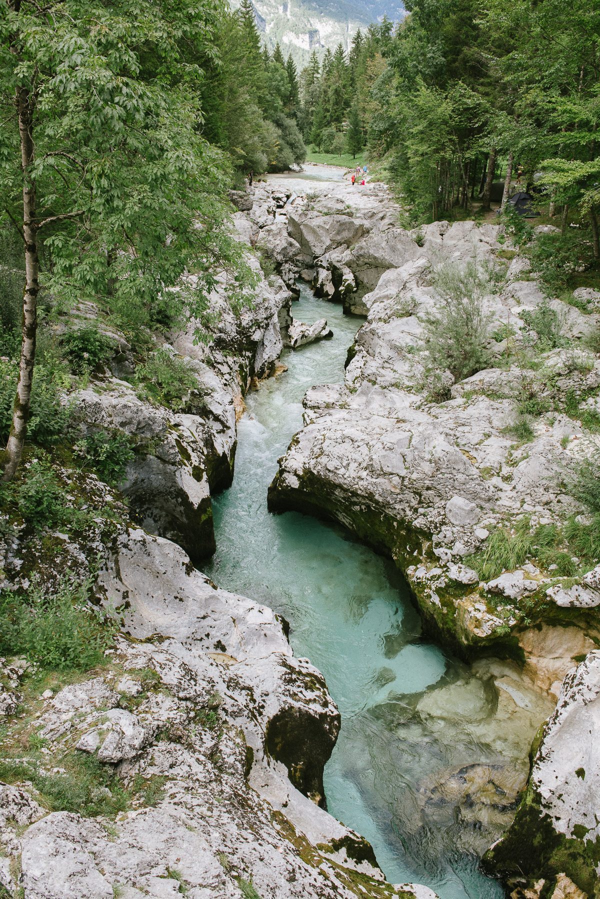 Wasserbecken der Soča