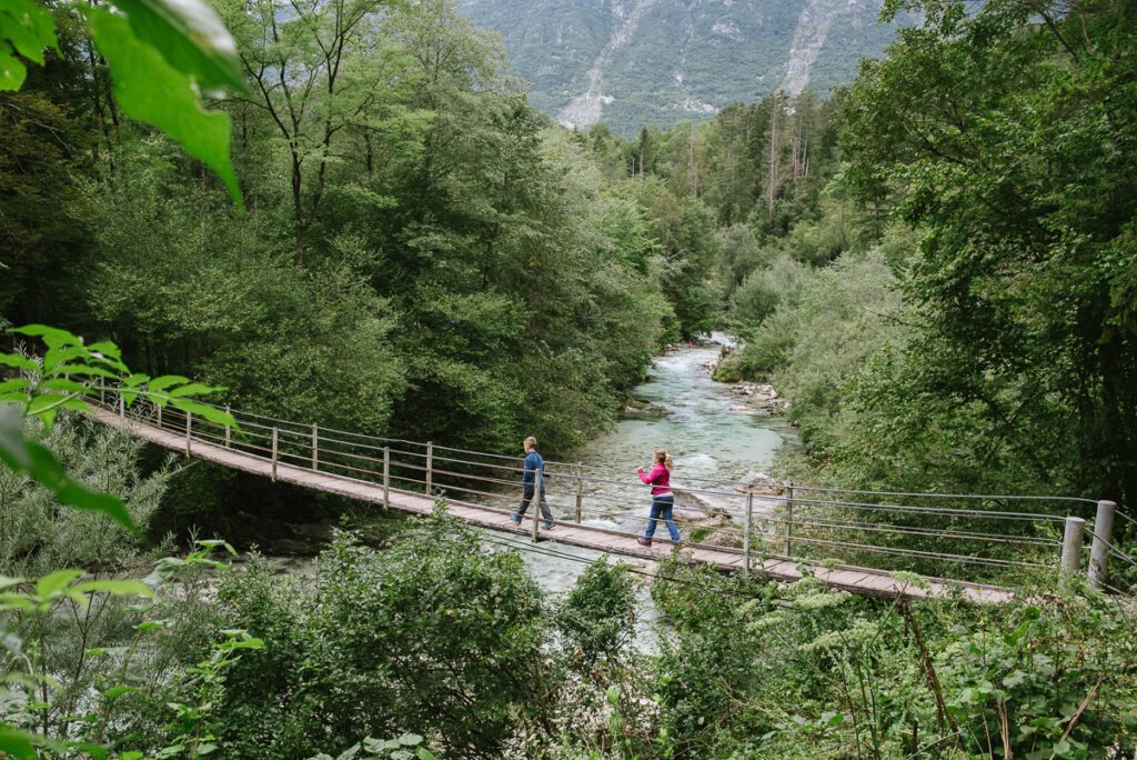 Hängebrücke bei Camp Liza