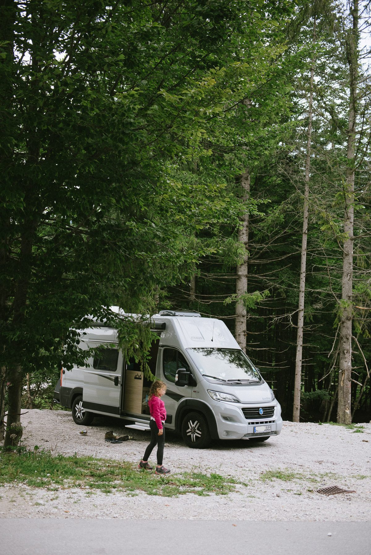 Wohnmobil Stellplatz bei Planica