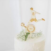 Cake Topper Fußball + Name