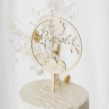 Cake Topper Taufe Kommunion Blue Bird