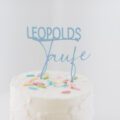 Cake Topper Taufe 'Leopold'