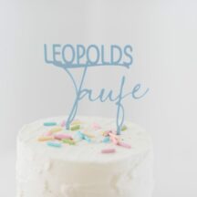 Cake Topper Taufe 'Leopold'