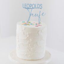 Cake Topper Taufe 'Leopold'