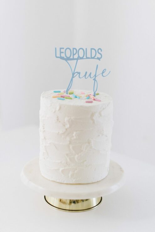 Cake Topper Taufe 'Leopold'
