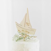 Cake Topper Taufe Skandi Boot