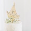 Cake Topper Taufe Skandi Boot