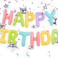 Folienballon Banner Happy Birthday bunt