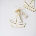 Platzkarte Skandi Boot + Name