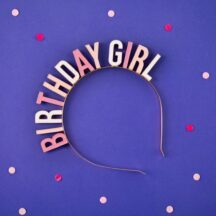 Haarreif Birthday Girl bunt