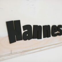 Schriftzug Hannes