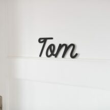 Schriftzug Tom aus Acryl