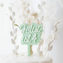 Cake Topper Helen personalisiert gruen-1