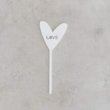 Cake Topper Herz LOVE