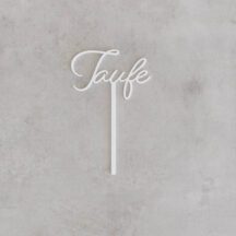 Cake Topper Taufe Schreibschrift