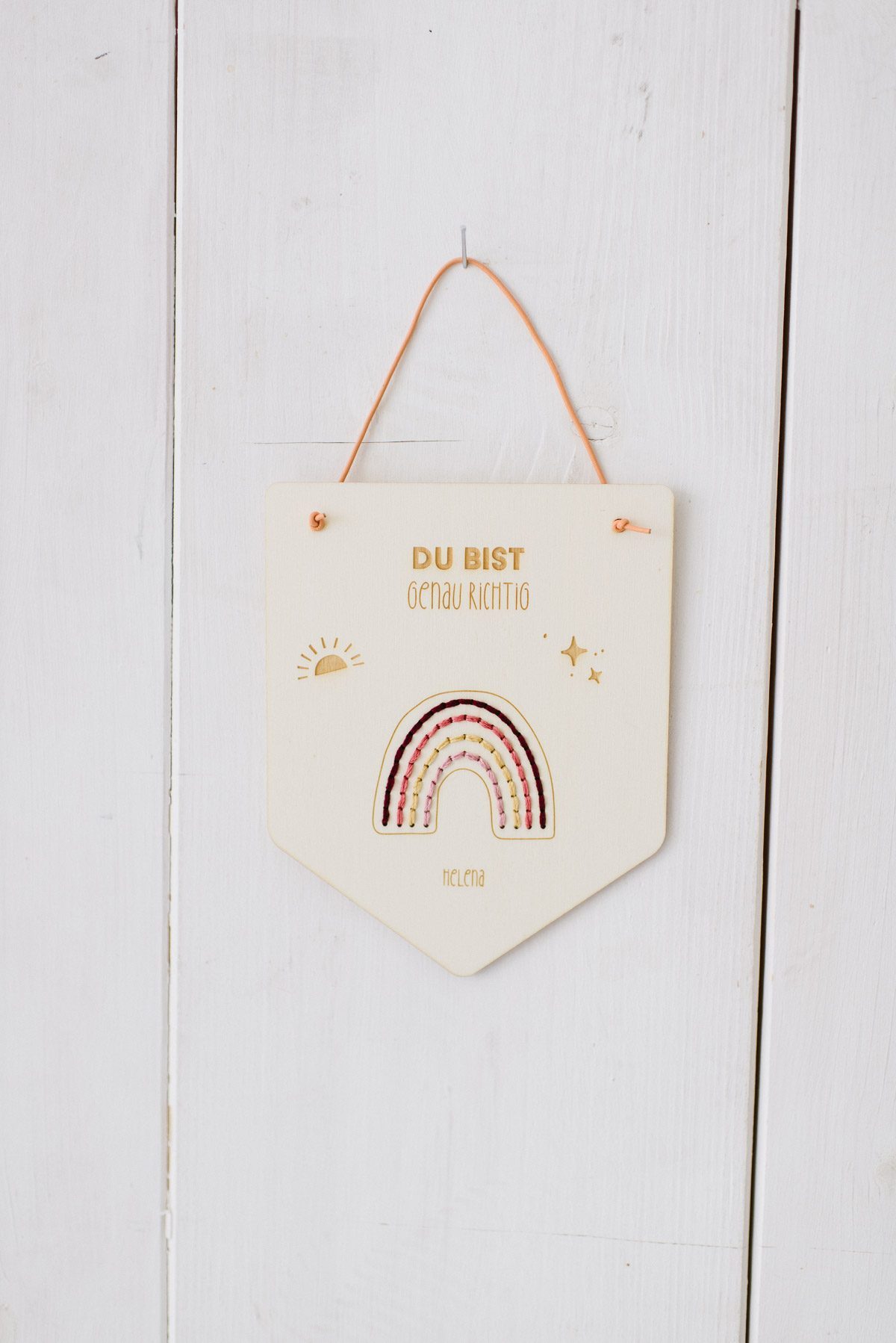 DIY Wimpel Regenbogen