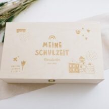Erinnerungskiste Grundschule mit Namensgravur