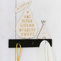 ABC Schild aus Holz
