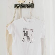 T-Shirt Hallo Schule Tschüss Kindergarten