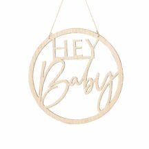 Hey Baby Holzring Babyparty