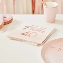 Papierserviette hello 40
