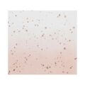 Papierservietten Pünktchen rosegold