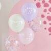 Dino rosa Luftballon Set