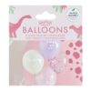 Dino rosa Luftballon Verpackung
