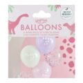 Dino rosa Luftballon Verpackung