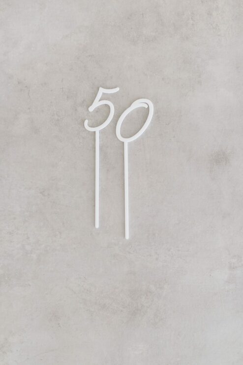 Cake Topper Zahl Schreibschrift