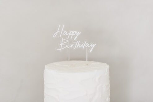 3D Cake Topper Happy Birthday
