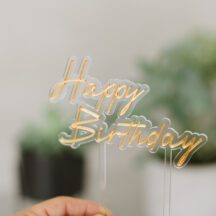 3D Cake Topper Happy Birthday