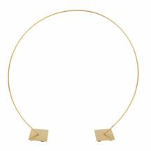 Dekobogen gold Metall