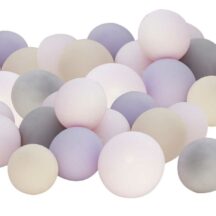 Luftballonpaket in Pink, Grau, Lila und Nude