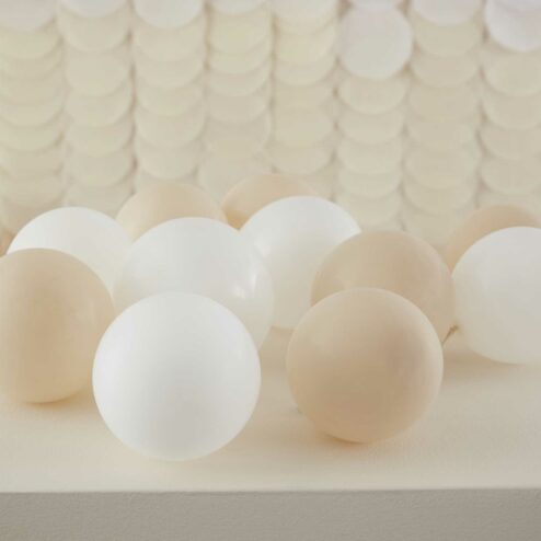 Luftballonpaket weiß-nude