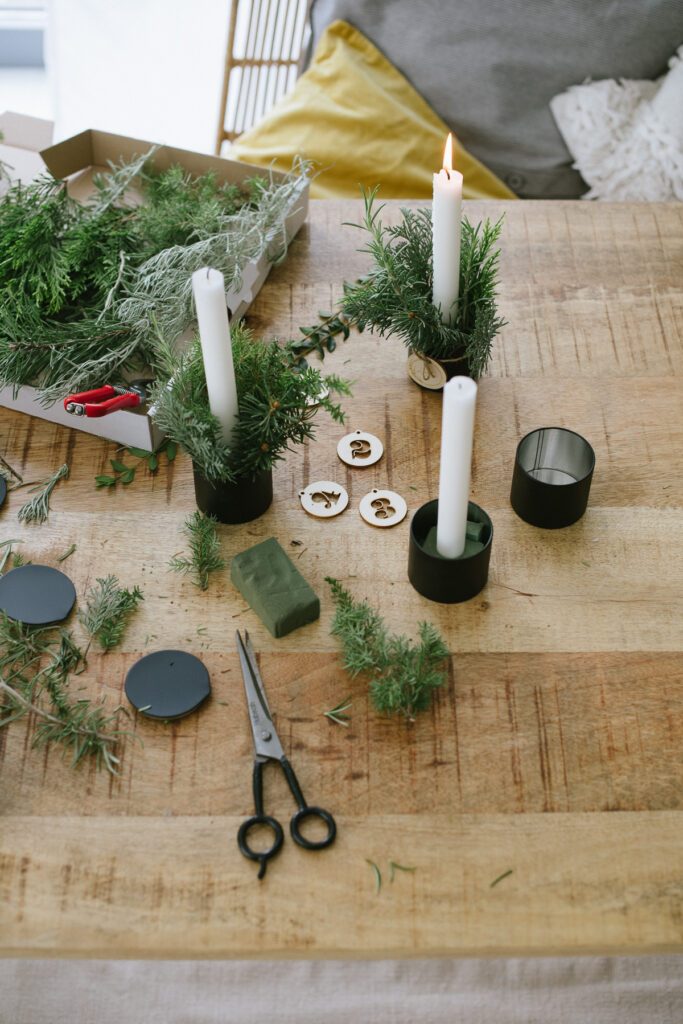 Hangender Adventskranz Selber Machen