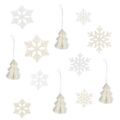 Schneeflocken und Tannenbaum1