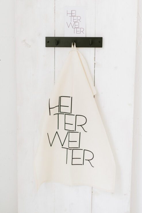 Geschirrhandtuch Heiter Weiter