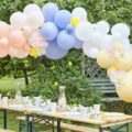 Ballongirlande Seidenblumen 1