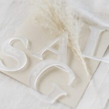 Buchstabe mit Namensgravur Classic