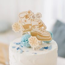 Cake Topper Schlittschuh