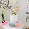 Cake Topper zur Taufe mit Friedenstaube