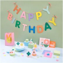 Happy Birthday Girlande bunt