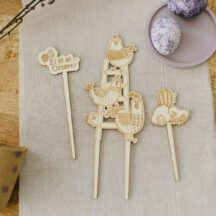 Osterdeko Crazy Chicken Cake Topper