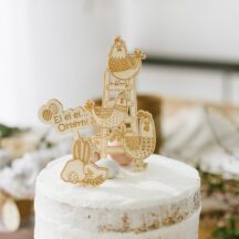 Osterdeko Crazy Chicken Cake Topper