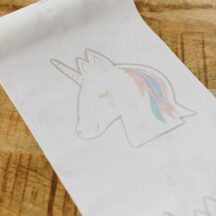 Einhorn Tischläufer Kindergeburtstag-1