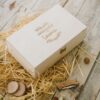 Holzkiste mit individueller Gravur und Namen: Naturschätze