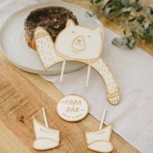 Cake Topper Bär - Geschenk Vatertag