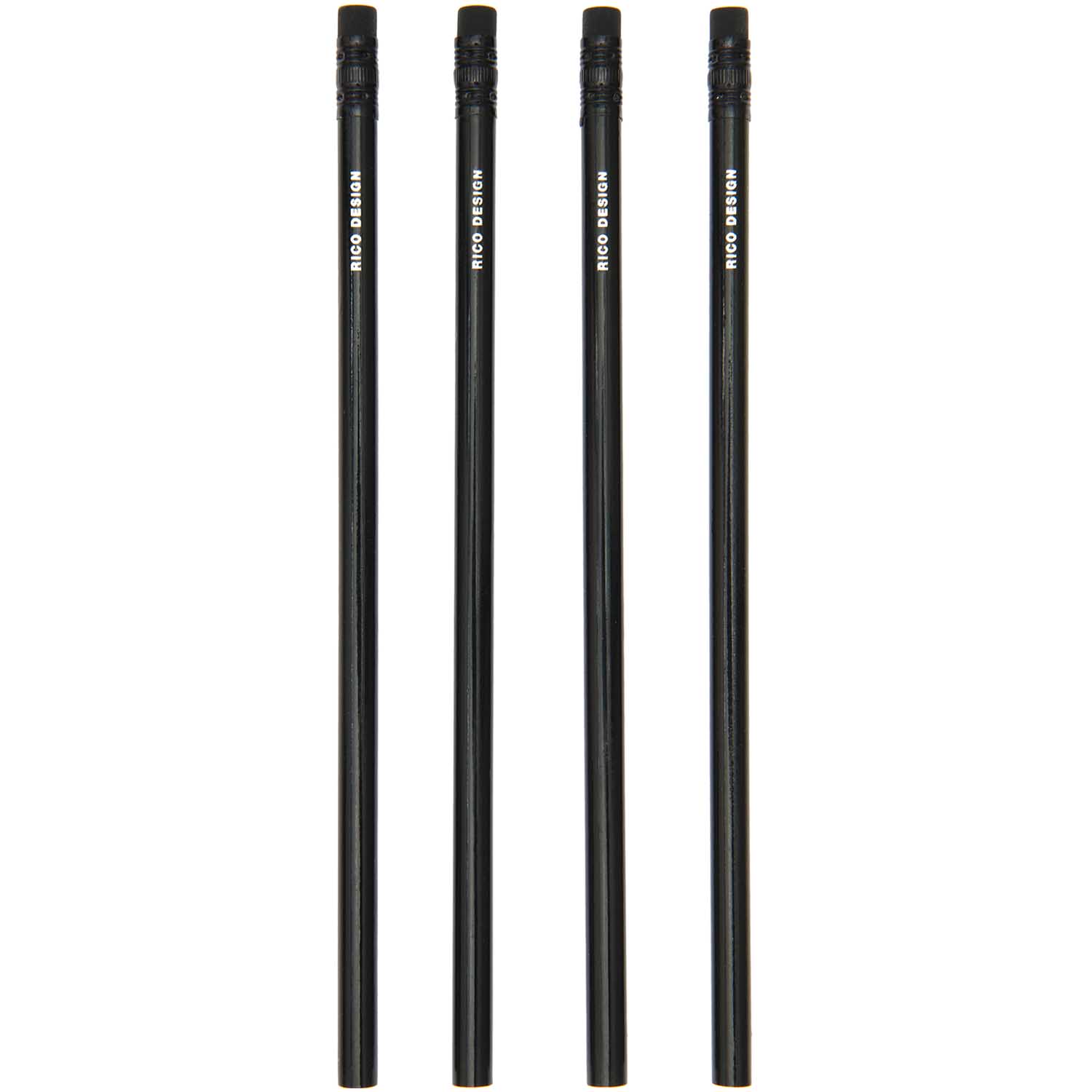 Bleistifte Set schwarz (4 Stück)